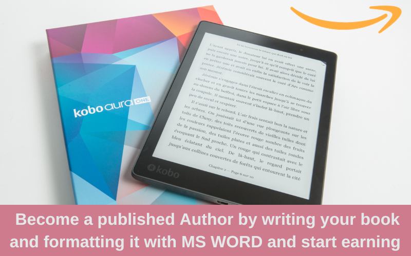 Become a published Author with MS WORD & earn money online with Amazon